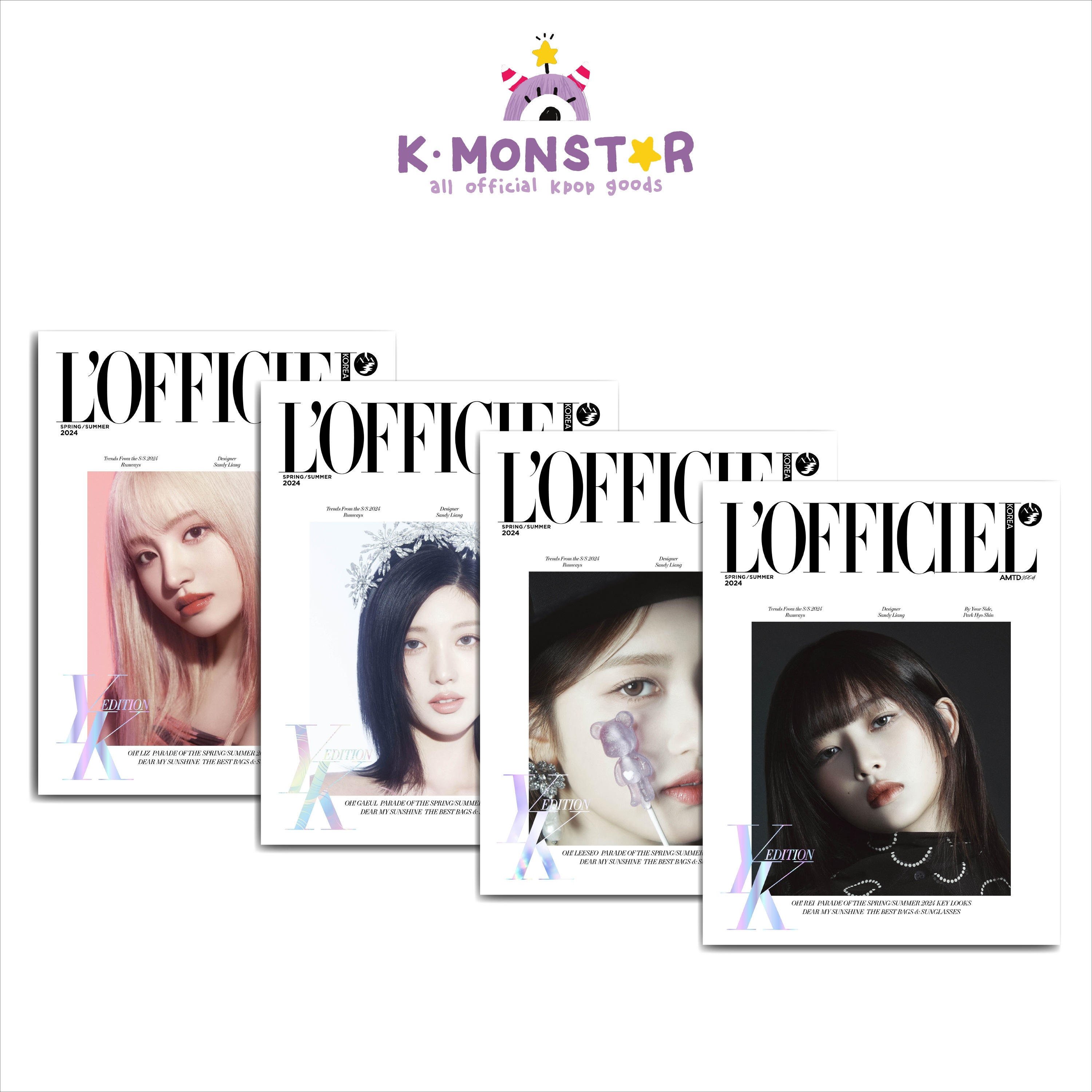 LOFFICIEL 2024年 SPRING / SUMMER 4種SET IVE