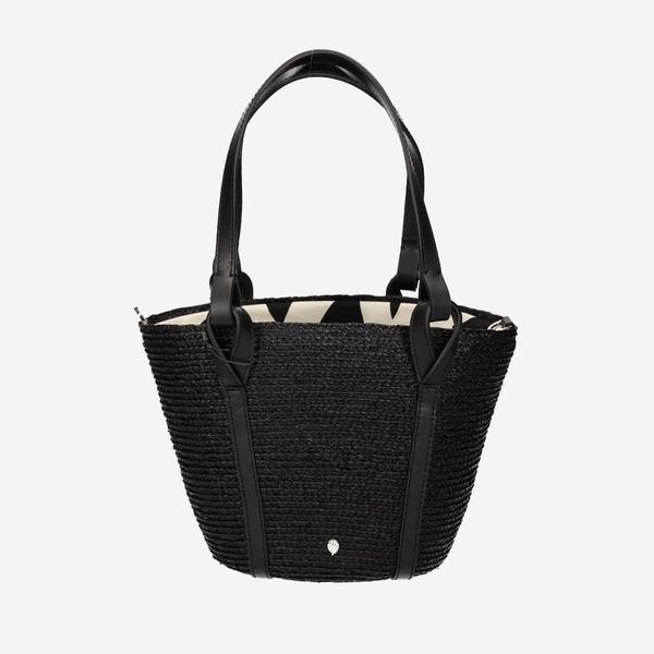 [] 女性 Bisou ビソウ ミニ トートバッグ バッグ(51998 CHARCOAL BLACK)