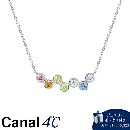 4cc519339【送料無料】【ラッピング無料】カナルヨンドシー Canal 4℃ カナル4℃ Early Summer Collection シルバー ネックレス キュービックジルコニア/シンセティ