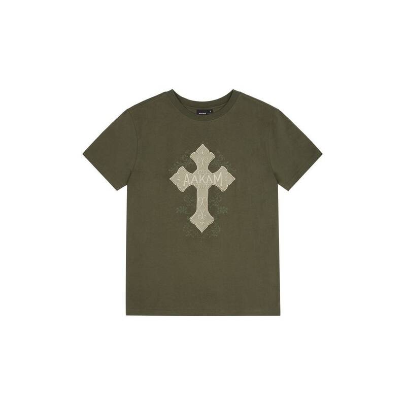 アカム AAKAM AKM CROS2 ハーフトップ カーキ 549611