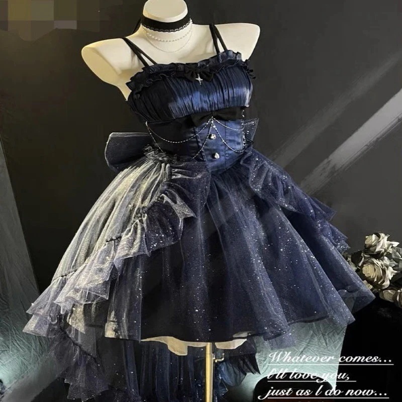 北星 セクシー jskロリータ 洋服ドレス コスプレ二次会ワンピーコスプレ 花嫁 茶会 可愛いキャミワンピース 洋装 cosコスム 福袋 T