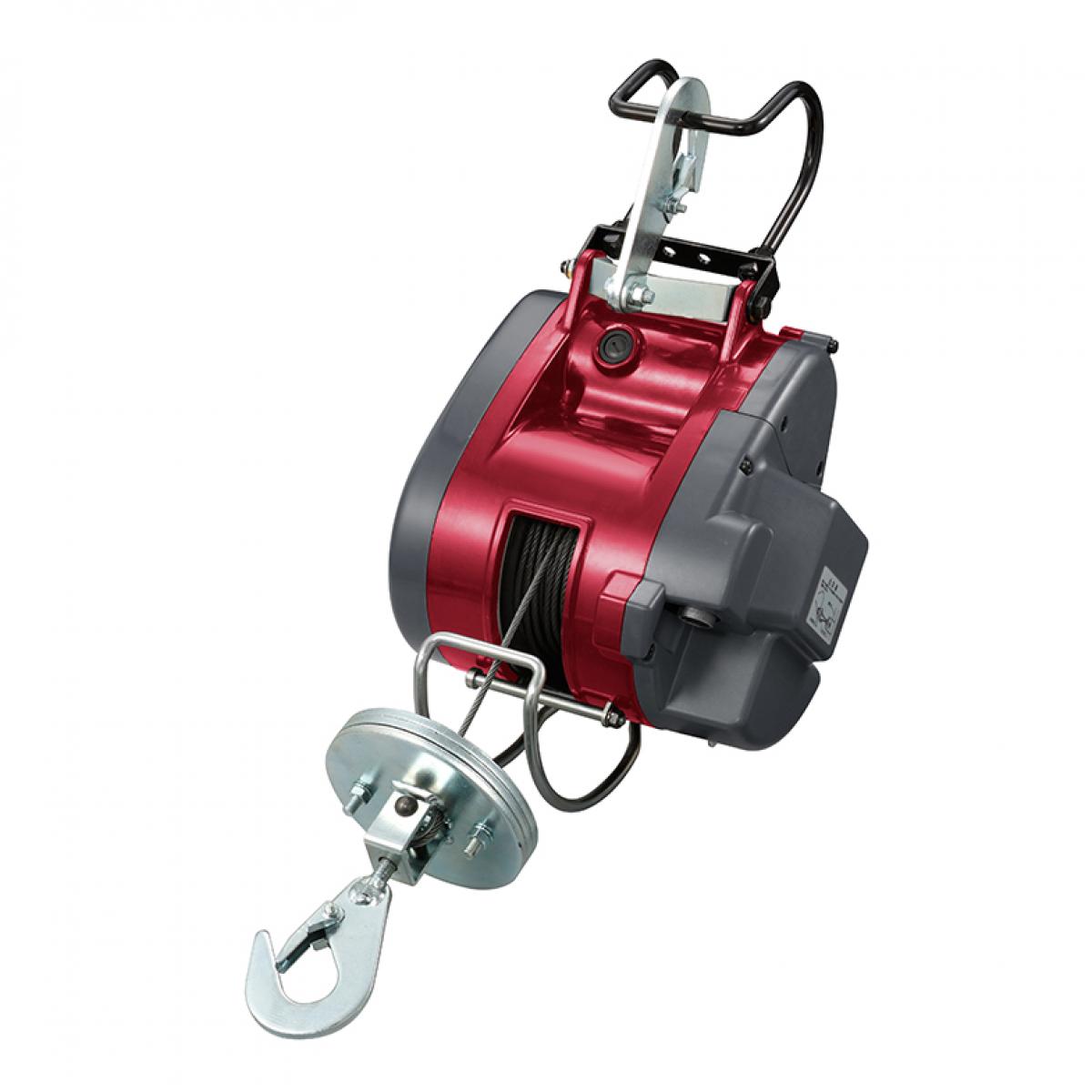 京セラ 旧リョービ ウインチ 15m AWI62 最大吊揚荷重 60kg 小型 軽量 逆巻防止 ブレーキ付