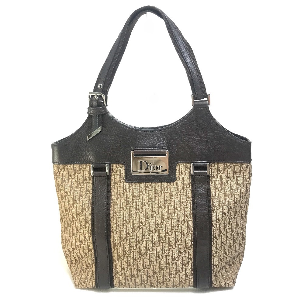 トートバッグ 08-BO-0027 トロッター ストリートシック カバン ハンドバッグ キャンバス/レザー ブラウン