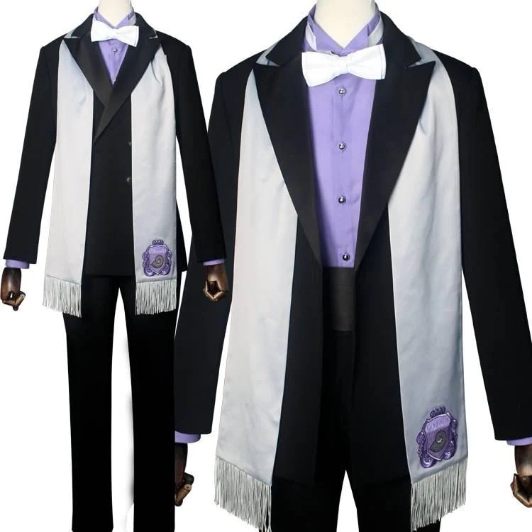 ツイステッドワンダーランド ツイステ オクタヴィネル寮 ジェイド Jade コスプレ衣装 コスチューム 仮装 変装 スーツ生地で高級感溢れる