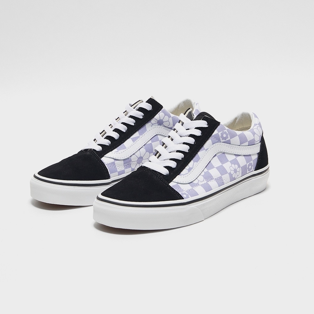 バーンズオールドスクール-フローラルチェッカーボード/VN0007NTO951