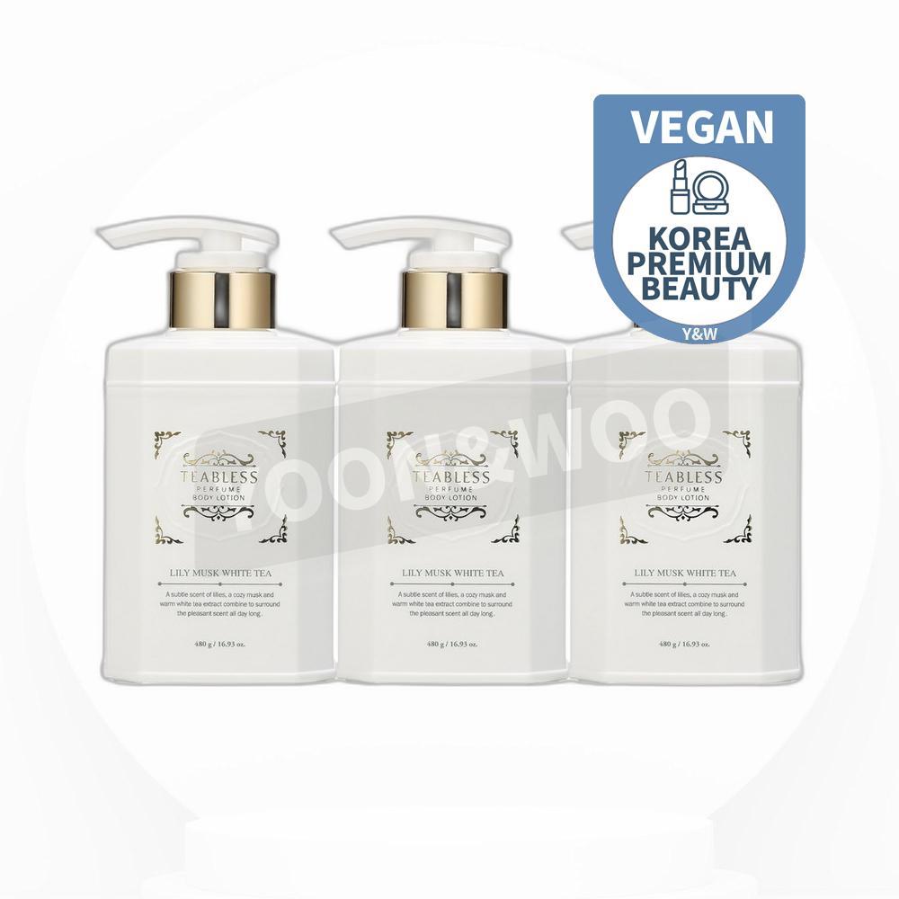 チブレスパルファムボディローションリリーマスクホワイトティー香 480g 3個