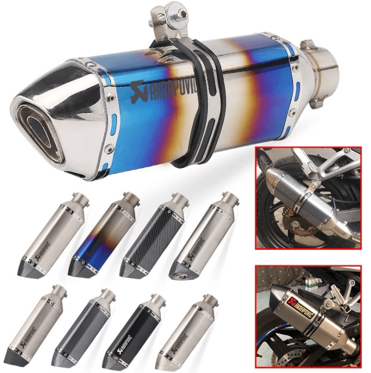 スリップオンマフラー バイクサイレンサー サイレンサー 50.8mm 汎用