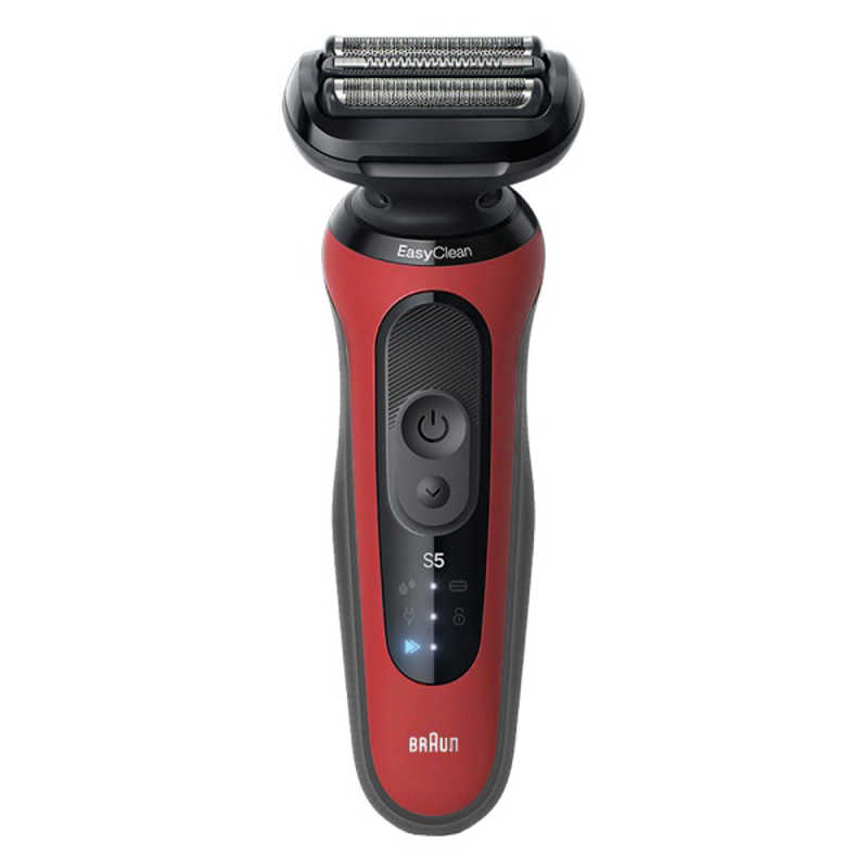 ブラウン　BRAUN　電気シェーバー シリーズ5 ［3枚刃 /AC100V-240V /防水設計 /充電式 /コードレス］ レッド　52-R1200s