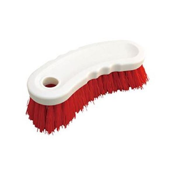 （まとめ）カウゼル ハンディブラシ赤 HB-R 1個[x10セット]