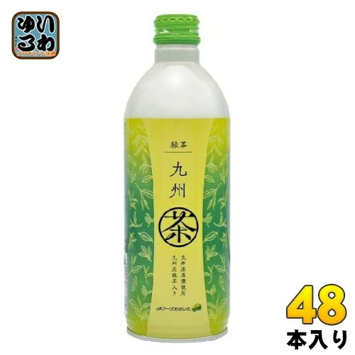 JAフーズおおいた 九州茶 490ml ボトル缶 48本 (24本入×2 まとめ買い)