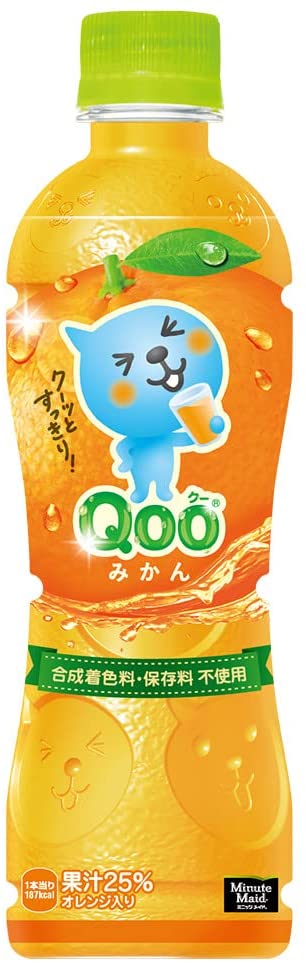 ミニッツメイド Qoo クー みかん 425ml24本2ケース コカコーラ パッケージは変更となる場合がございます
