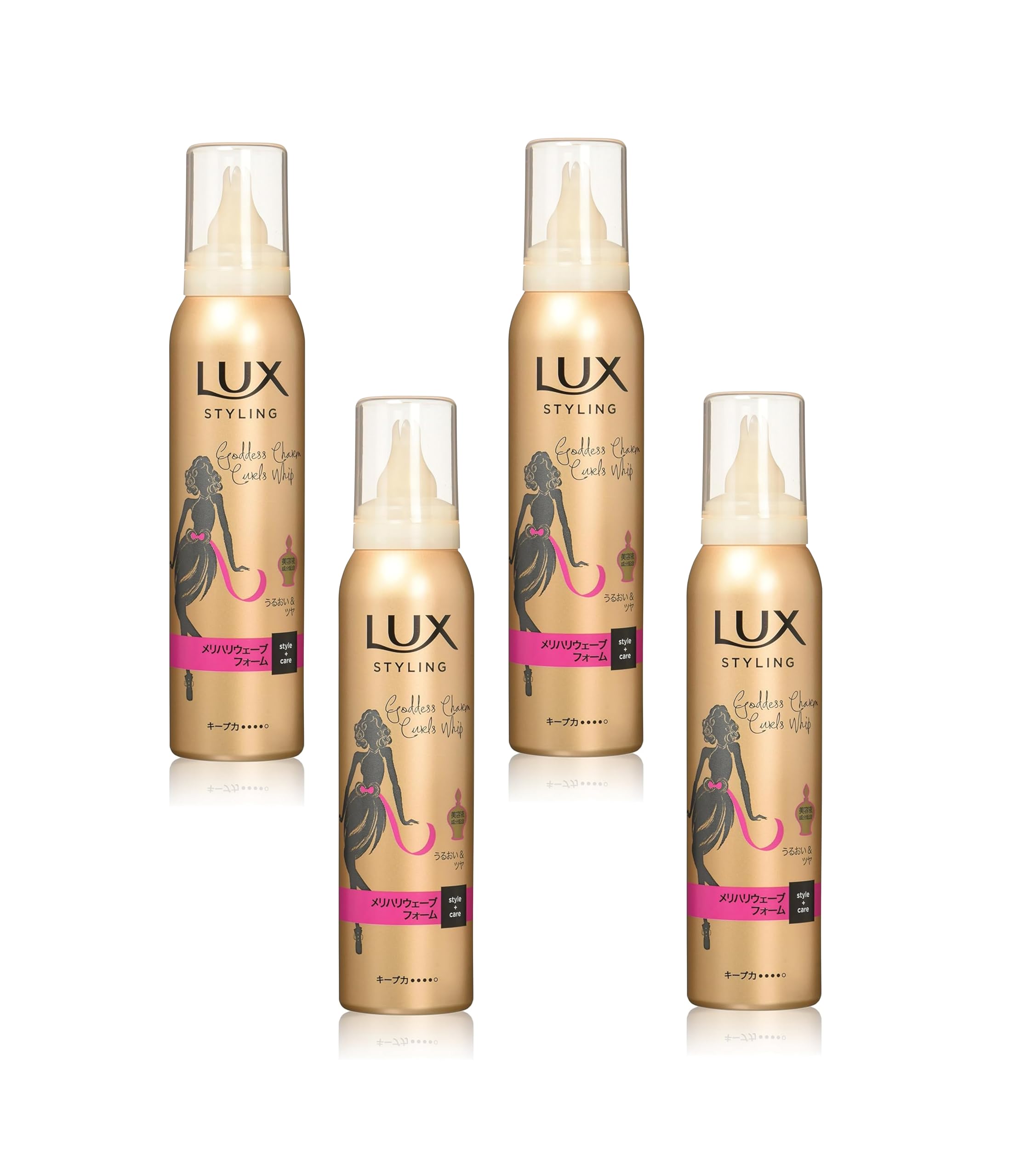 【まとめ買い】ラックス 美容液 スタイリング メリハリ ウェーブ フォーム 130g×4個 5,006円