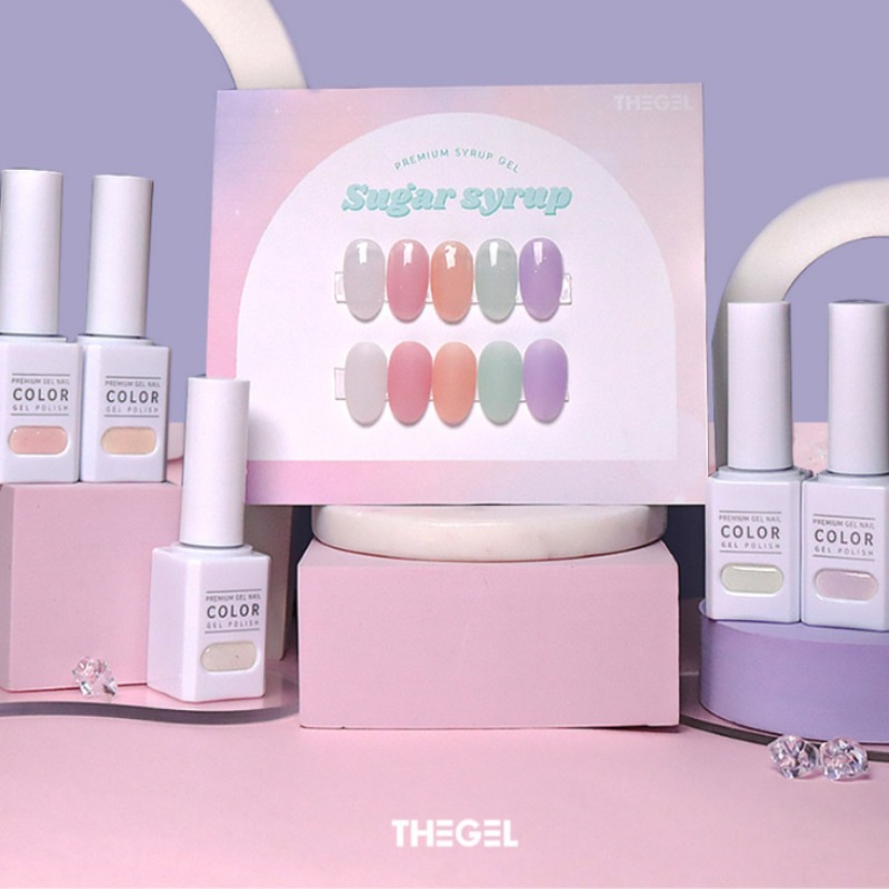 THE GEL/ Suger Syrup Glitter gel set/ネイルカラー/ポリッシュ/マニキュア