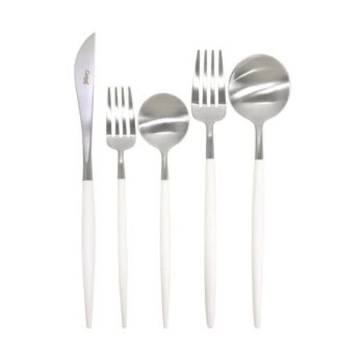 【倉庫直送】　クチポール ゴア 5本セット シルバー x ホワイト