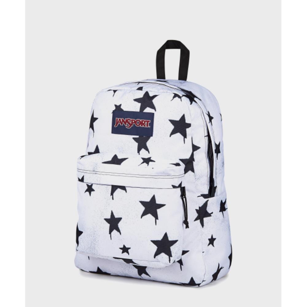 jansport Super Break Plus Laptop SPRAYED STARS BLACK JS0
