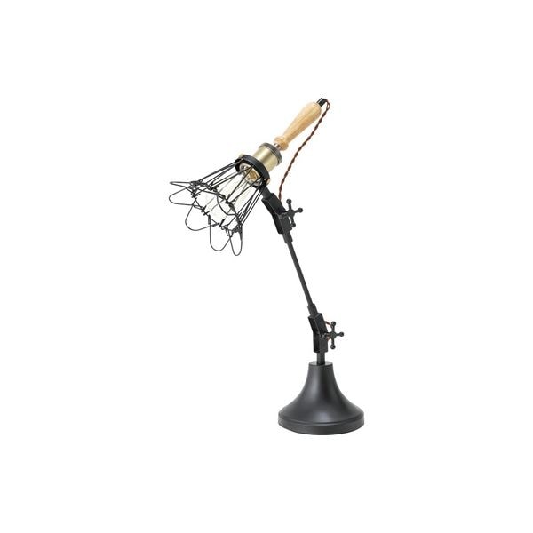 照明器具 テーブルライト 幅28.550.5cm 天然木 スチール アルミ 電球付き テーブルランプ リビング ダイニング ベッドルーム