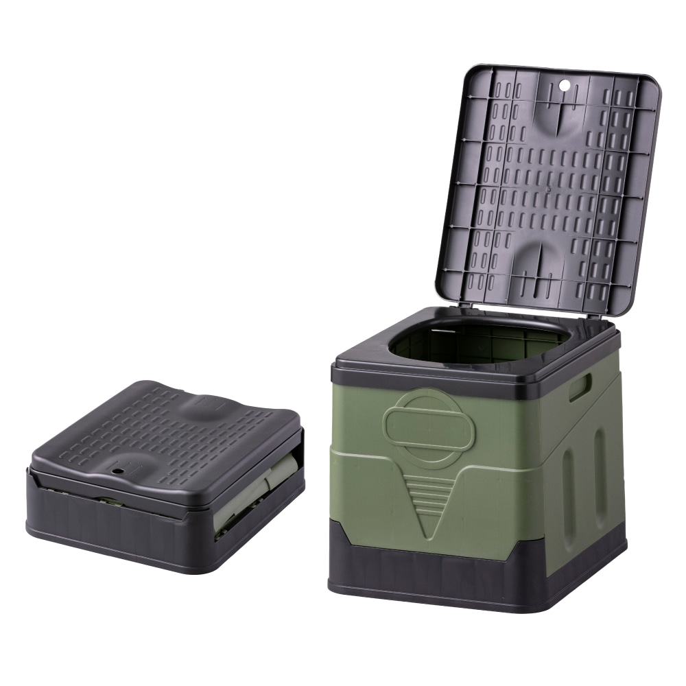 折りたたみ 簡易トイレ 処理袋 付き 洗える ポータブルトイレ 仮設トイレ 介護トイレ 携帯トイレ 災害トイレ 折りたたみトイレ 防災トイレ 非常用トイレ 踏み台 イス ゴミ箱 コンテナボックス