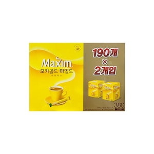 【韓国食品】東西食品 マキシム モカゴールド マイルド / コーヒーミックス 190T×2個12g380個1BOX