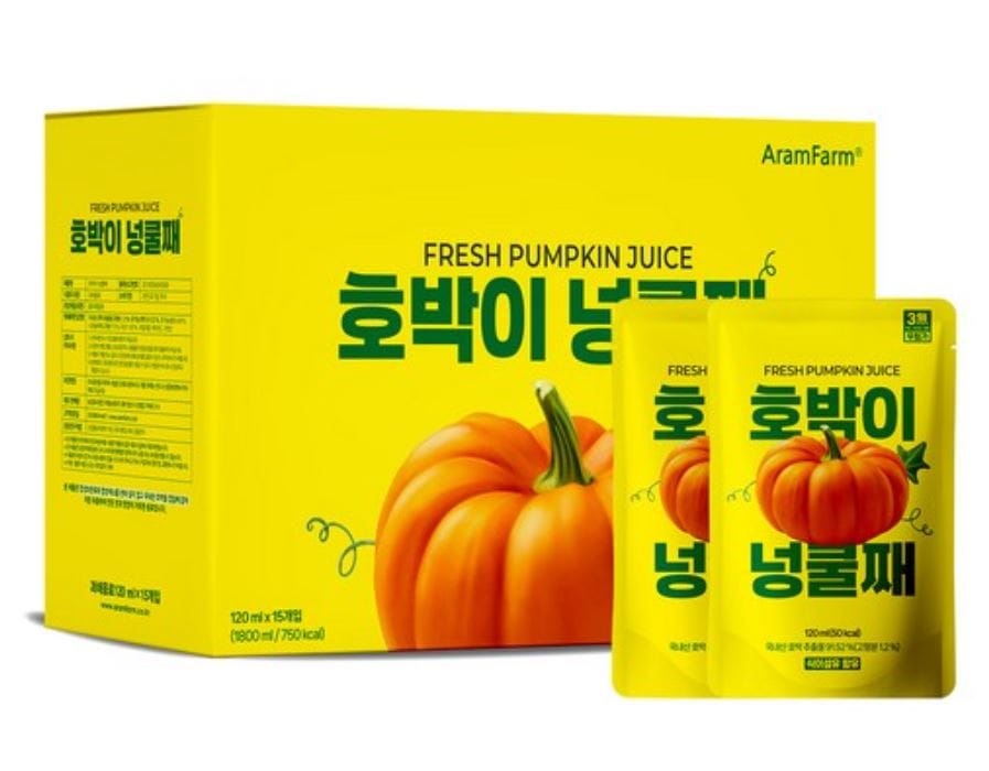 [大容量] 韓国オーガニックかぼちゃジュース (120mlx60パック) /産後ケア飲料 / むくみケア飲料