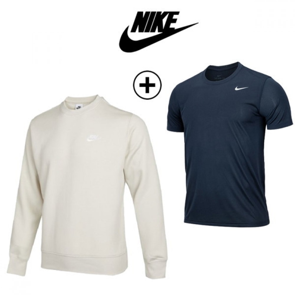 [Nike][ナイキ]セットマンツーマンレイヤードBV2663-072+718834-451