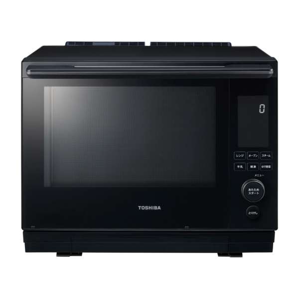 東芝 TOSHIBA 過熱水蒸気オーブンレンジ 石窯ドーム 30L グランブラック ER-D5000B-K