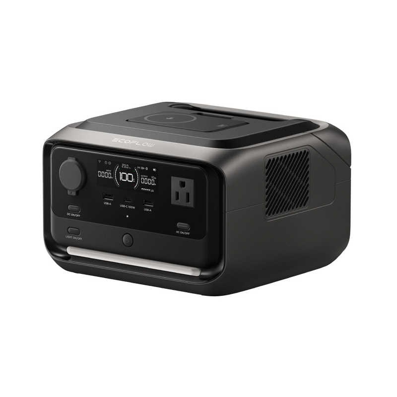 エコフロー　EcoFlow RIVER 3 Plus wireless ［リン酸鉄リチウムイオン電池 / 7出力］　EFRIVER3PLUS-W-JP-CBOX