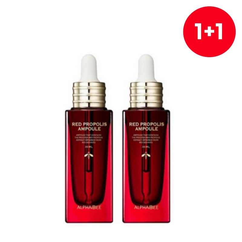 1+1 [ALPHABEE] RED PROPOLIS AMPOULE 30ml +30ml/韓国コスメ