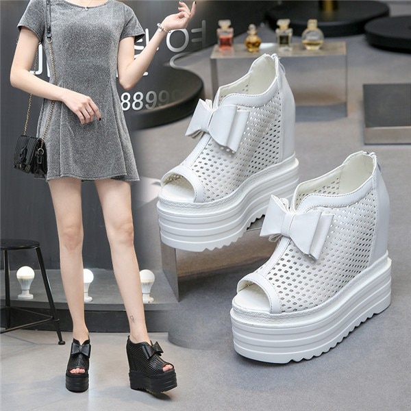 リボン付きサンダル 大人可愛い ブーツサンダル ハイヒール レディース 韓国 かわいい おしゃれ 可愛い サマーブーツ ホワイト ブラック 美脚 シューズ オープントウシュ 5,371円