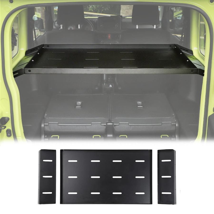新型スズキジムニー 収納ラック JB64ジムニーシエラJB74 収納トランク拡張棚 トランク収納ブラケット 中拡張ラック 荷物棚 吊り下げ収納 カスタム 内装パーツ ア