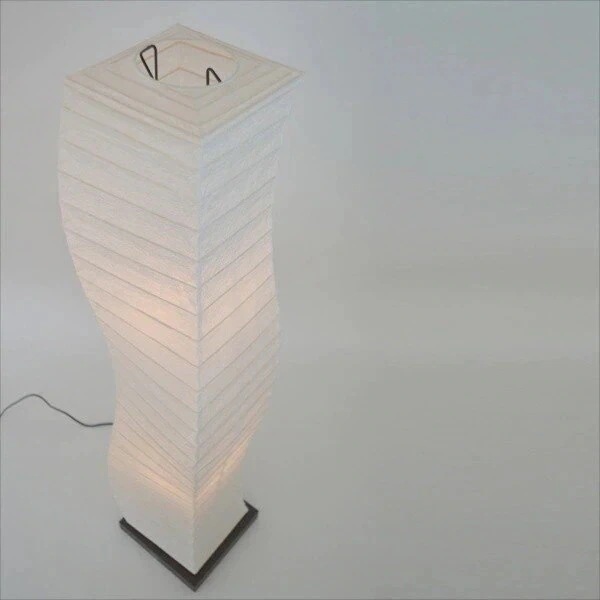 フロアランプ 和風モダン おしゃれ アジアン レトロ 照明器具 ルームライト 和室 和紙 日本製 スタンド 2灯 揉み紙 LED対応