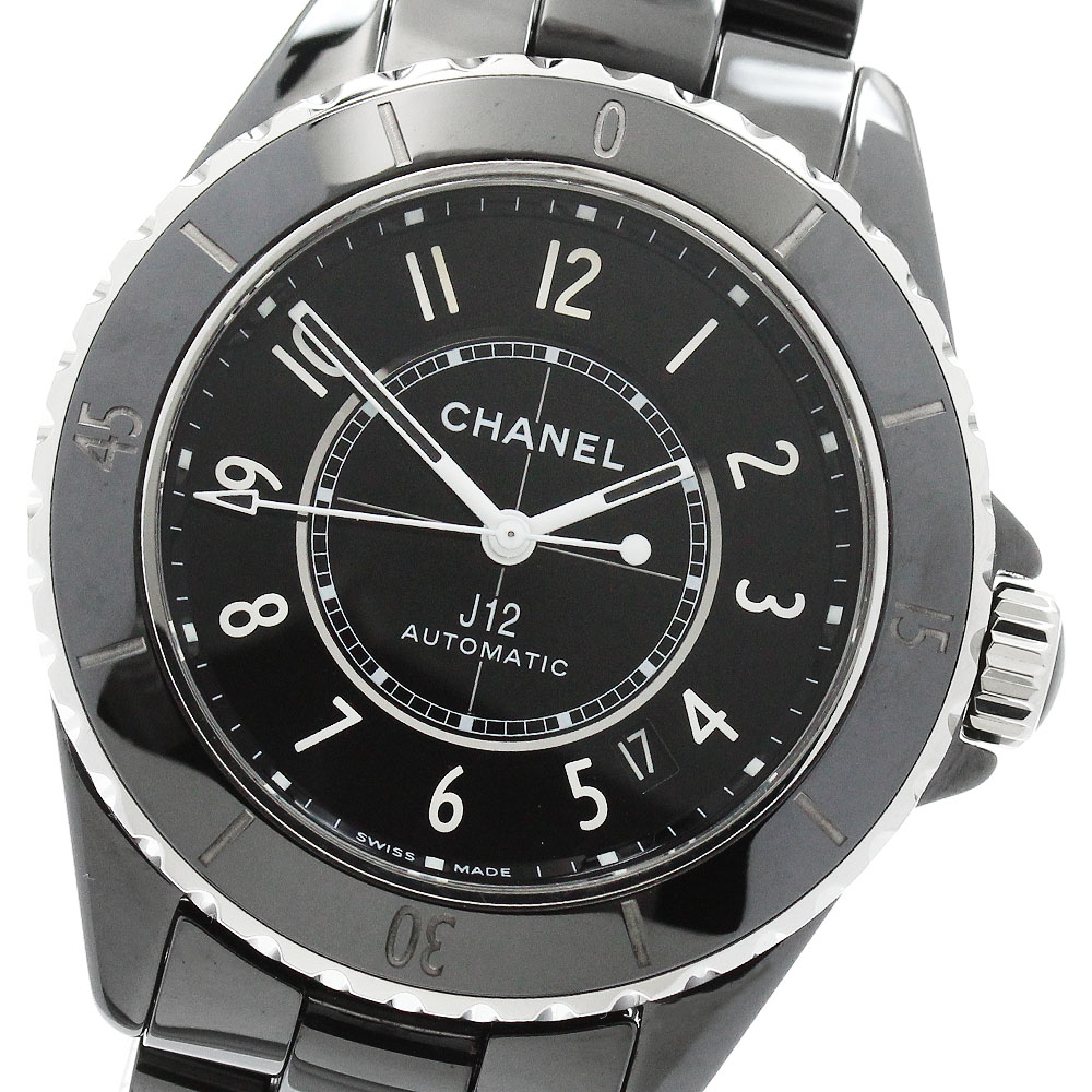 シャネル CHANEL H5696 J12 黒セラミック 自動巻き レディース 美品 _955719【中古】