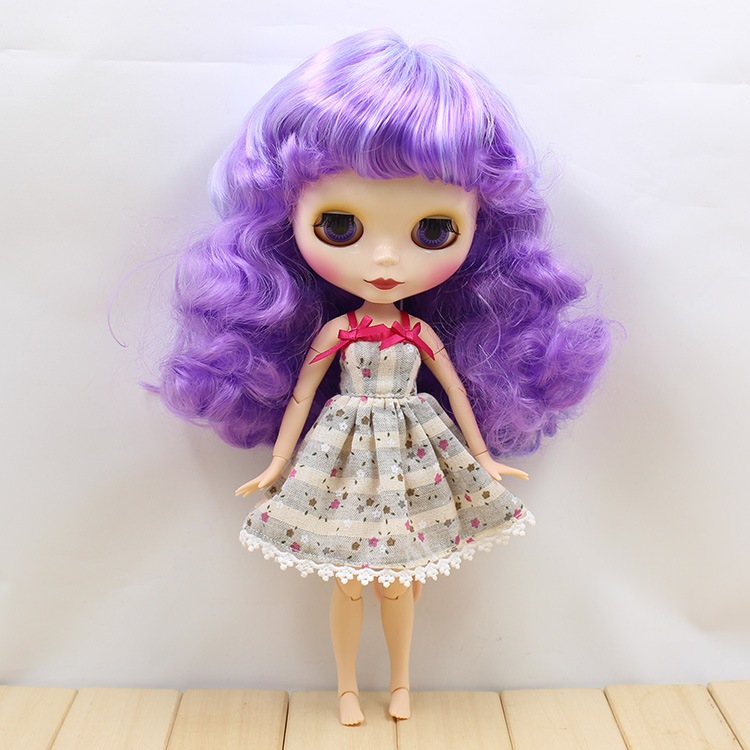 かわいい新作 ジョイントボディヌードブライス人形混合髪に適しdiyの変更bjdおもちゃのための女の子 人形