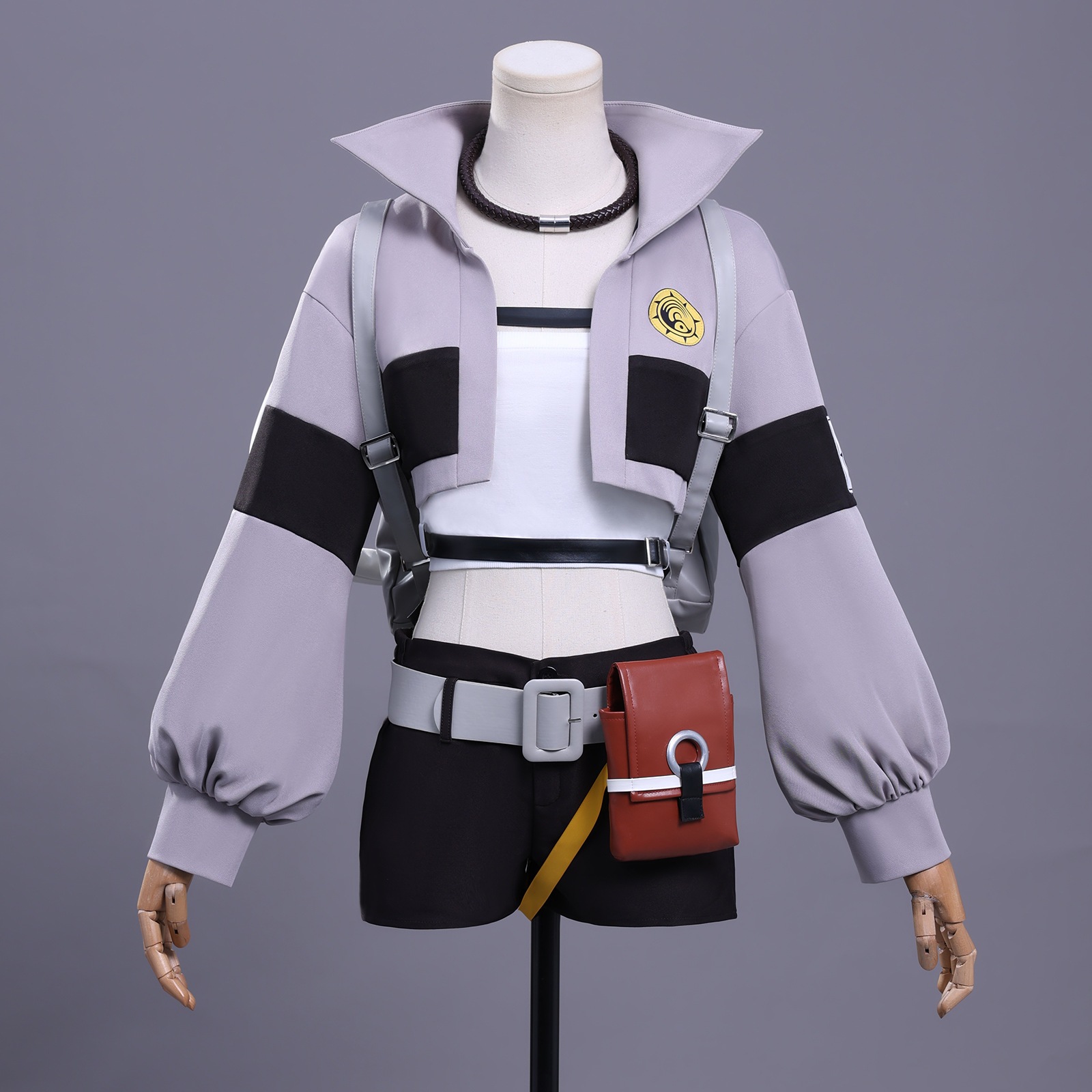 ふくえん戦争ゴーストリル釉コスリヤオ骨社二次元コスプレアニメゲーム同じスタイル C cos スーツ