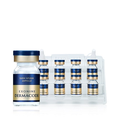 エクソナイン ダーマコード スノー インフュージョン アンプル 6ml × 18個 ( 弾力 / ピコソーム / ヒト幹細胞培養 )