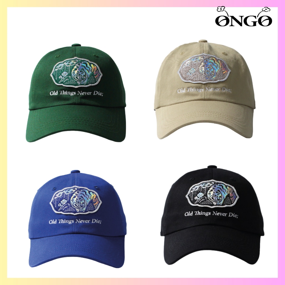[ONGO] TIGER KNOT CAP - 4カラー+ FREE GIFT 帽子 レディース 韓国 帽子 キャップ