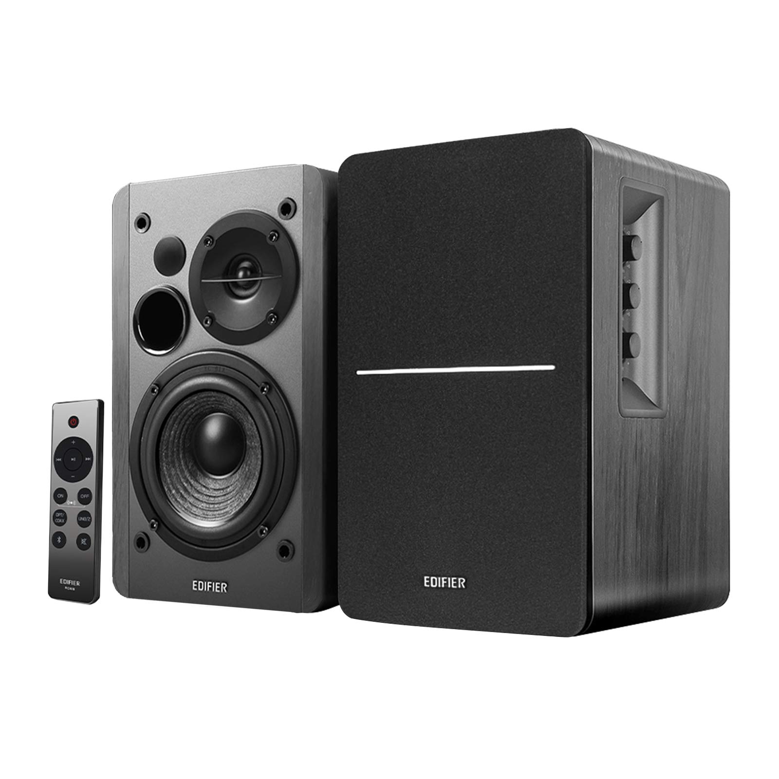 Edifier R1280DBs ブックシェルフスピーカー Bluetooth スピーカー PC アクティブスピーカー アンプ内蔵 4インチウーファー＆ サブウーファー出力 パワードスピーカー42Wス