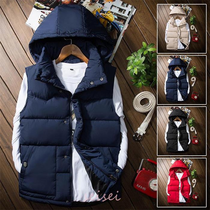 ダウンベスト メンズ 秋冬 男女兼用べスト ダウンベスト フード付き キルティング ベスト アウター デザイン ファッション 秋 新作 おしゃれ 撮影用