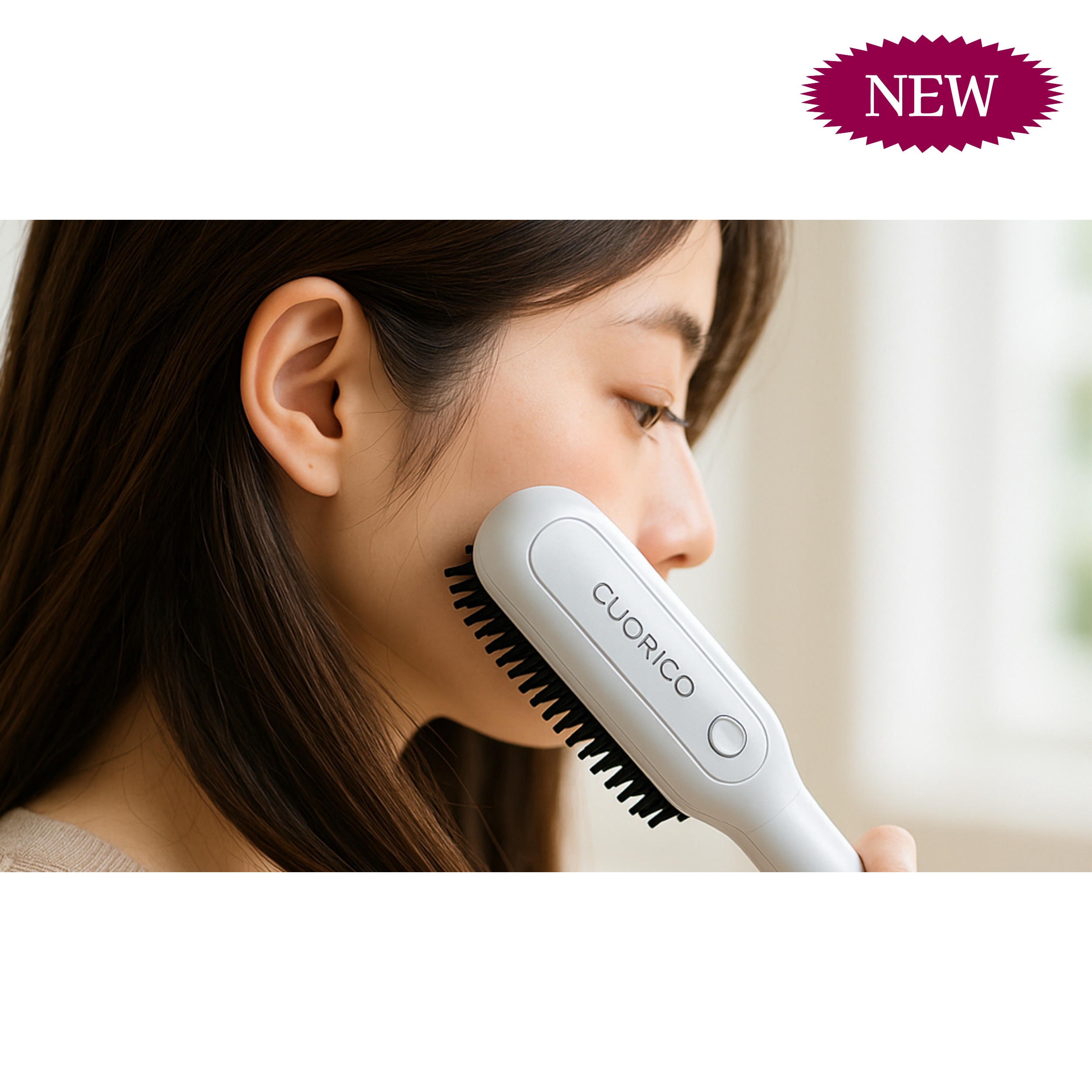 スタイリング ブラシアイロン RS01A　コードレス　ブラシアイロン　耐熱袋　USB充電　1年保証　取扱説明書付き　RiCORE　リコレ