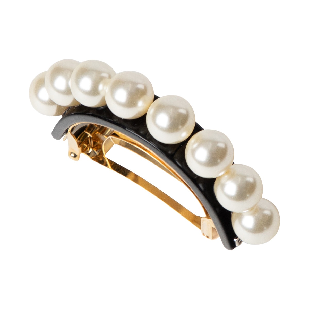 アクセサリー ジュエリー ヘアアクセサリー バレッタ ADP-ADM-16919-04-NOIR-N2 レディース ブラック