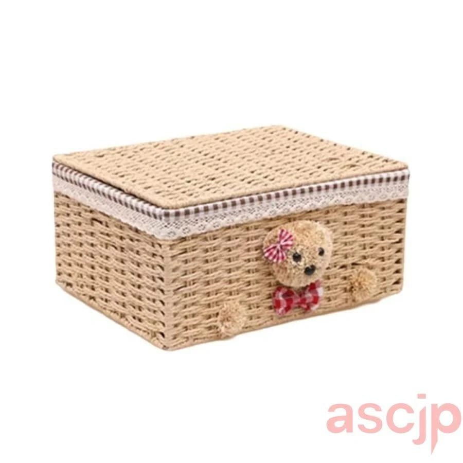 【1-3日出荷】収納ボックス デスクトップ収納 織る 便利 小物整理 事務用品 文房具アクセサリー リモコン おもちゃスナック食器収納値引きして売る