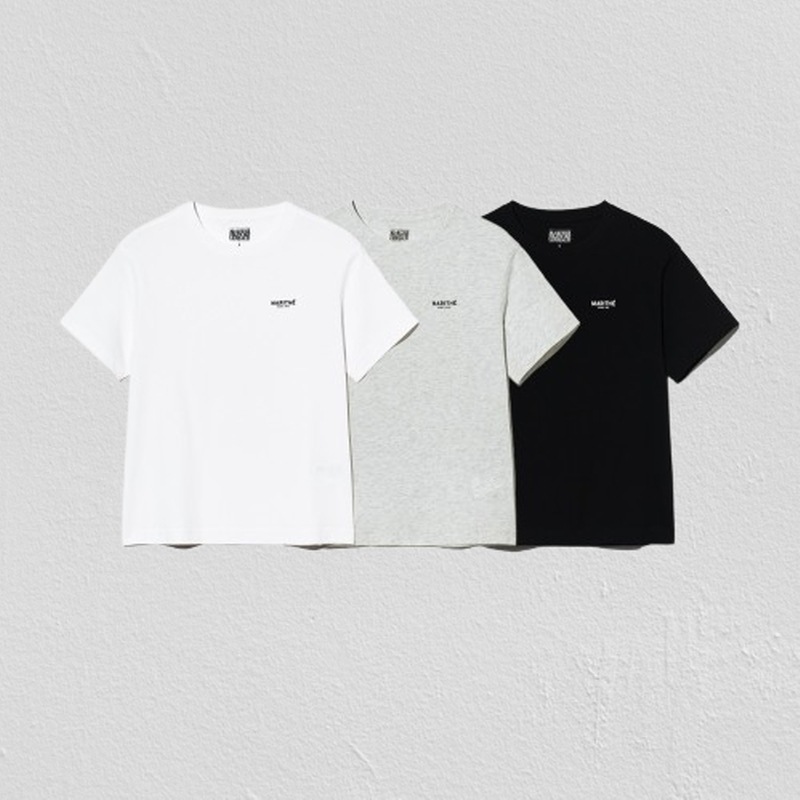 [3PACK] W SMALL REGULAR LOGO TEEドロップショルダー Tシャツ・カットソー