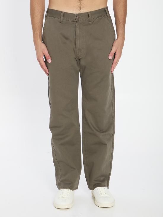 CELINE Men Straight Pants 2N01C383U GREEN
