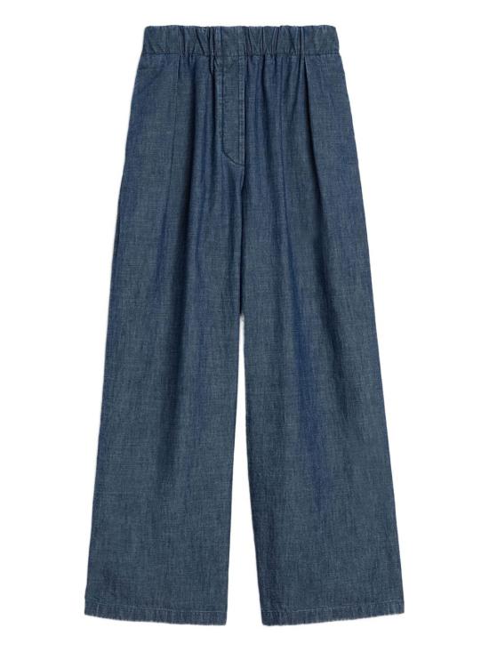 JIL SANDER Women Straight Pants J02KA0391 J45323406 Blue