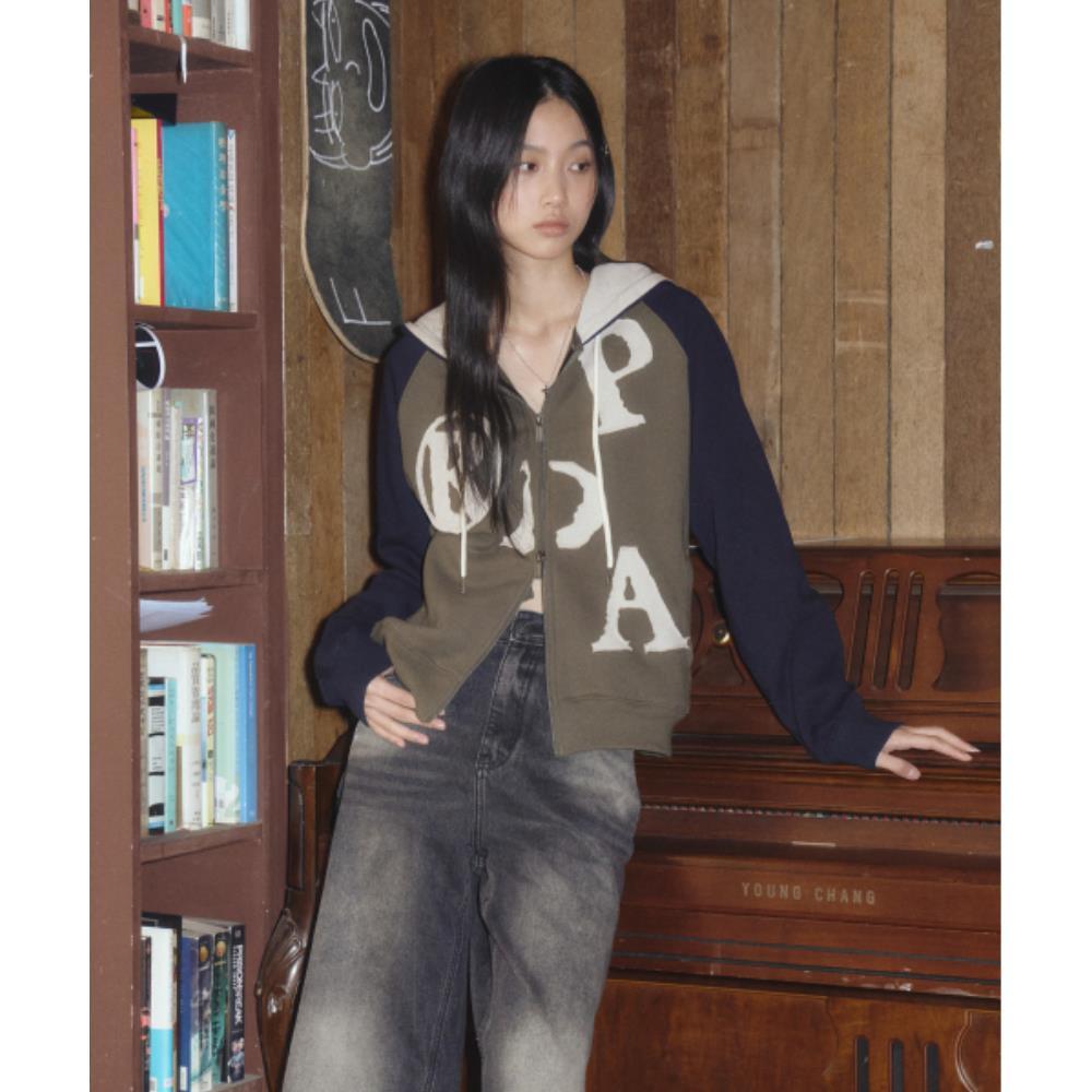 PRENDA PRDA BIG PATCH RAGLAN HOOD ZIPUP KHAKI PRTVSSHZ03 7,726円