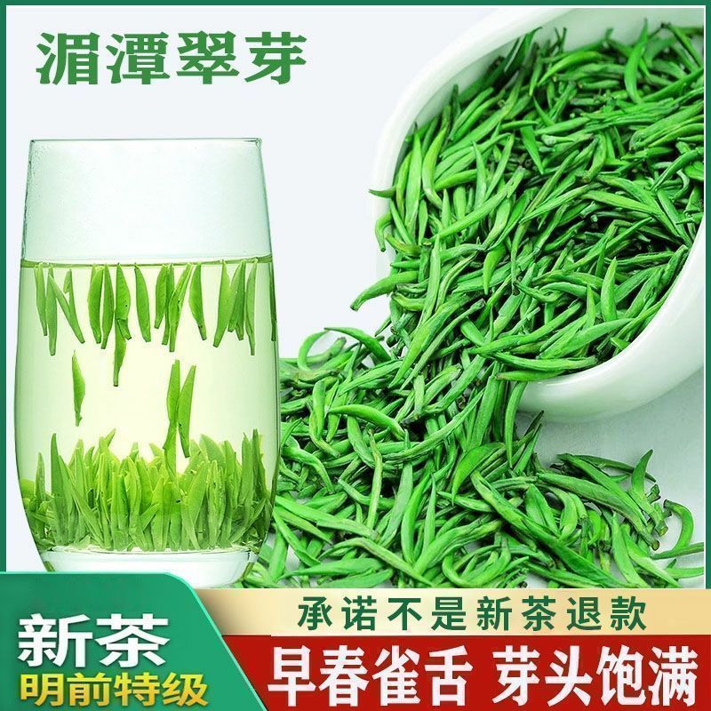 緑茶の葉の今年の春茶茶新しいお茶のメイタン・クイグオ・マオジアン・マオフェン・リザオ・強い香りと泡立ち良い揚げ緑の袋