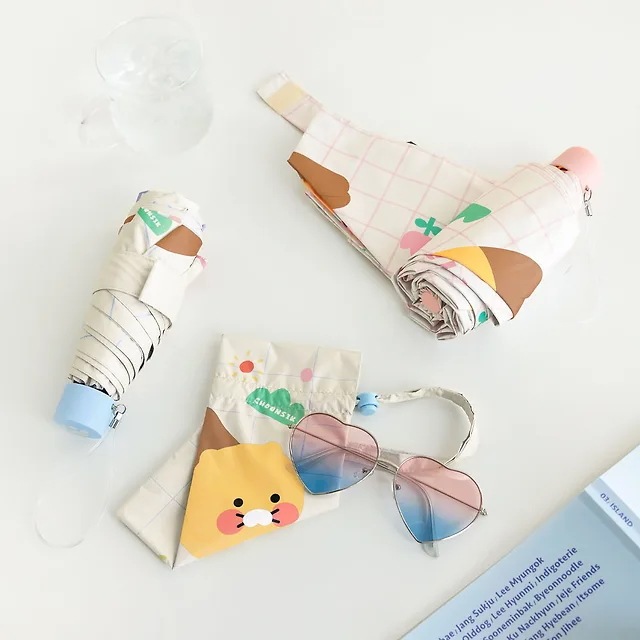 【UVカット99.9%】チュンシク 超小型 折りたたみ傘 日傘 晴雨兼用 超軽量 ミニサイズ 夏 4,879円