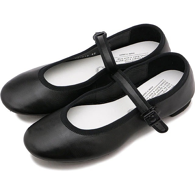 トラベルシューズ レディース ワンストラップシューズ [TR-019 ] 靴 日本製 生活防水 ビブラムソール パンプス ブラック BL