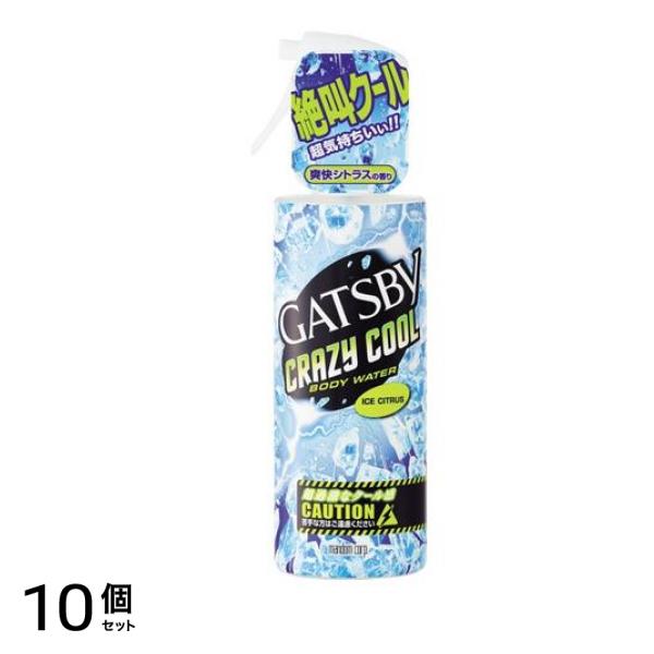 ギャツビー(GATSBY) クレイジークール ボディウォーター アイスシトラス 170mL 10個セット