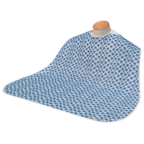 (まとめ)竹虎 食事用エプロン ソフラピレンエプロン パンジー (1)ブルー 2700 102270(×5セット)