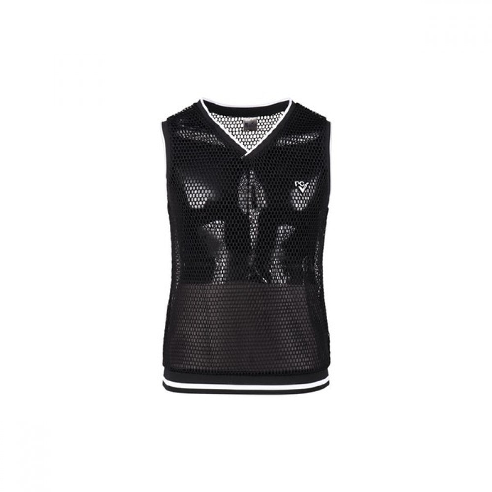 (ラックスゴルフ) ラックスゴルフ PG ゴルフクラブメンズ Vネックメッシュベストベスト JB4S301